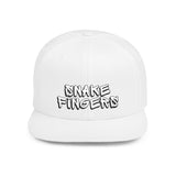 Snake Fingers Flat Bill Snapback Hat — BJJ Streetwear Cap