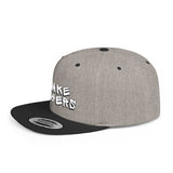 Snake Fingers Flat Bill Snapback Hat — BJJ Streetwear Cap