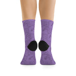 All Over Socks Purple