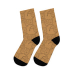 All Over Socks Brown