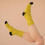 All Over Socks Yellow