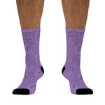 All Over Socks Purple