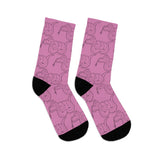 All Over Socks Pink