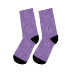 All Over Socks Purple