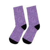 All Over Socks Purple