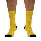 All Over Socks Yellow