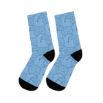 All Over Socks Blue