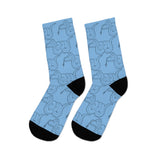 All Over Socks Blue