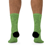 All Over Socks Green